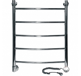 Полотенцесушитель электрический Ника Arc ЛД R с полкой 60x50 см 5 перекладин