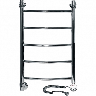 Полотенцесушитель электрический Ника Arc ЛД R с полкой 60x40 см 5 перекладин