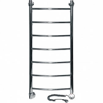 Полотенцесушитель электрический Ника Arc Arc ЛД R с полкой 100x40 см 7 перекладин