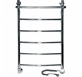 Полотенцесушитель электрический Ника Arc ЛД R с полкой 80x50 см 6 перекладин