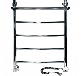 Полотенцесушитель электрический Ника Arc ЛД R с полкой 60x50 см 5 перекладин