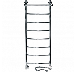 Полотенцесушитель электрический Ника Arc ЛД R с полкой 120x40 см 8 перекладин