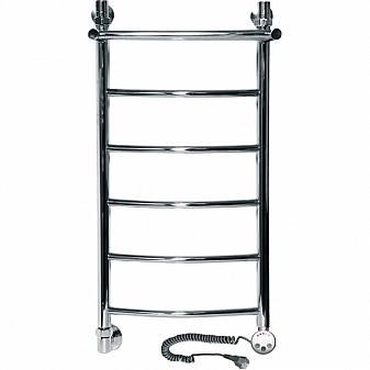 Полотенцесушитель электрический Ника Arc ЛД R с полкой 80x40 см 6 перекладин
