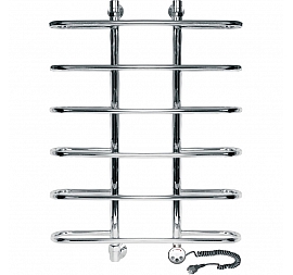 Полотенцесушитель электрический Ника Mix Вираж R 80x50 см 6 перекладин