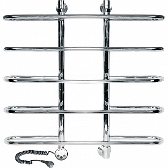 Полотенцесушитель электрический Ника Mix Вираж L 60x60 см 5 перекладин