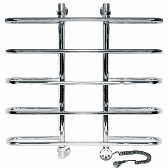 Полотенцесушитель электрический Ника Mix Вираж R 60x60 см 5 перекладин