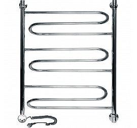 Полотенцесушитель электрический Ника Curve ЛZ L 80x60 см 3 перекладины