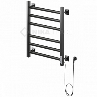 Полотенцесушитель электрический Ника Step-1 60/50 60х50 см черный