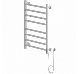 Полотенцесушитель электрический Ника Step-1 80/40 80х40 см белый/хром
