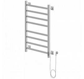 Полотенцесушитель электрический Ника Step-1 80/50 80х50 см белый/хром