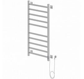 Полотенцесушитель электрический Ника Step-1 100/50 100х50 см белый/хром