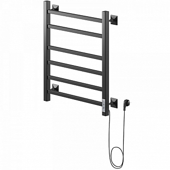 Полотенцесушитель электрический Ника Step-2 60/50 60х50 см черный