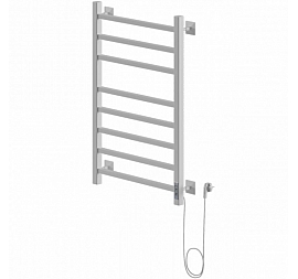 Полотенцесушитель электрический Ника Step-2 80/40 80х40 см белый/хром