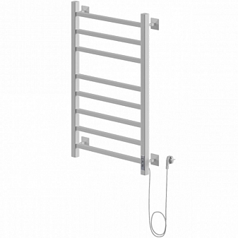 Полотенцесушитель электрический Ника Step-2 80/40 80х40 см белый/хром