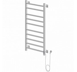 Полотенцесушитель электрический Ника Step-2 100/50 100х50 см белый/хром