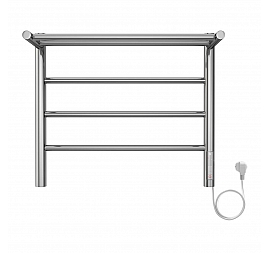 Полотенцесушитель Terminus Аврора с полкой П4 500х450 электро (quick touch) 50х45 см