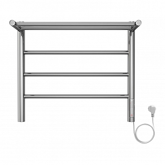 Полотенцесушитель Terminus Аврора с полкой П4 500х450 электро (quick touch) 50х45 см
