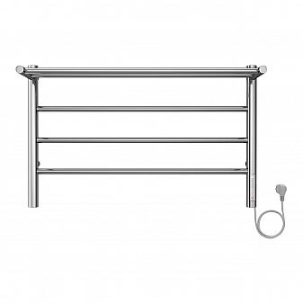 Полотенцесушитель Terminus Аврора с полкой П4 700х450 электро (quick touch) 70х45 см