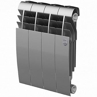 Радиатор биметаллический Royal Thermo Biliner 350 Silver Satin 4 секции