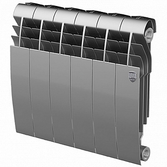 Радиатор биметаллический Royal Thermo Biliner 350 Silver Satin 6 секций