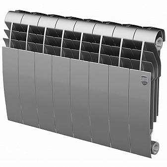 Радиатор биметаллический Royal Thermo Biliner 350 Silver Satin 8 секций