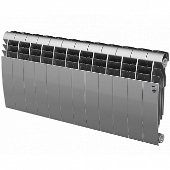 Радиатор биметаллический Royal Thermo Biliner 350 Silver Satin 12 секций