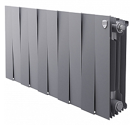 Радиатор биметаллический Royal Thermo Pianoforte 300 Silver Satin 10 секций