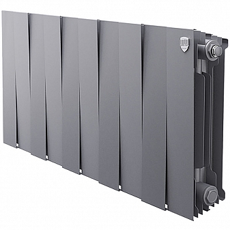 Радиатор биметаллический Royal Thermo Pianoforte 300 Silver Satin 10 секций