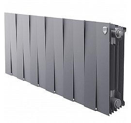 Радиатор биметаллический Royal Thermo Pianoforte 300 Silver Satin 12 секций