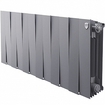 Радиатор биметаллический Royal Thermo Pianoforte 300 Silver Satin 12 секций