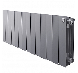 Радиатор биметаллический Royal Thermo Pianoforte 300 Silver Satin 14 секций