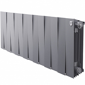 Радиатор биметаллический Royal Thermo Pianoforte 300 Silver Satin 14 секций