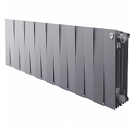 Радиатор биметаллический Royal Thermo Pianoforte 300 Silver Satin 16 секций