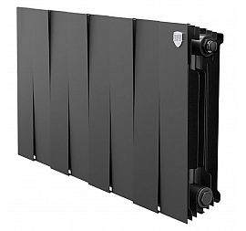 Радиатор биметаллический Royal Thermo Pianoforte 300 Noir Sable 8 секций