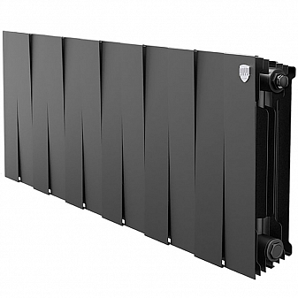 Радиатор биметаллический Royal Thermo Pianoforte 300 Noir Sable 12 секций