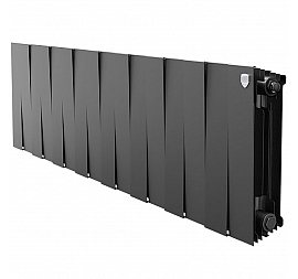 Радиатор биметаллический Royal Thermo Pianoforte 300 Noir Sable 16 секций