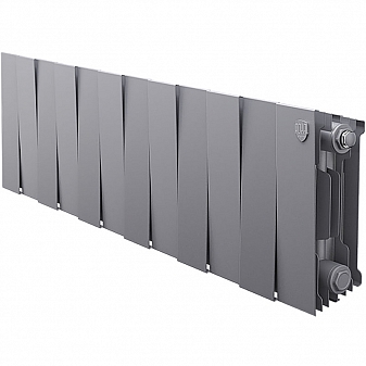 Радиатор биметаллический Royal Thermo Pianoforte 200 Silver Satin 12 секций