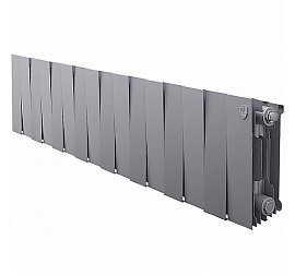 Радиатор биметаллический Royal Thermo Pianoforte 200 Silver Satin 16 секций