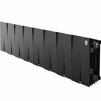Радиатор биметаллический Royal Thermo Pianoforte 200 Noir Sable 16 секций