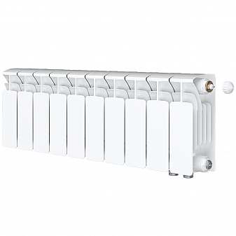 Радиатор биметаллический Rifar Base Ventil 200 BVR 10 секций