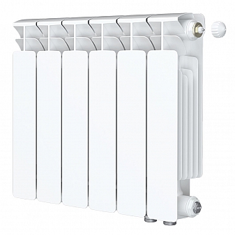 Радиатор биметаллический Rifar Base Ventil 350 BVR 6 секций