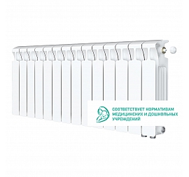 Радиатор биметаллический Rifar Monolit Ventil 350 MVR 14 секций