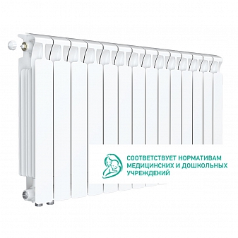 Радиатор биметаллический Rifar Monolit Ventil 500 MVL 14 секций