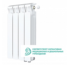 Радиатор биметаллический Rifar Monolit Ventil 500 MVR 4 секции