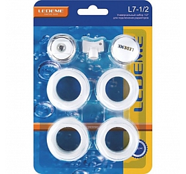 Универсальный монтажный комплект для радиаторов отопления Ledeme L7 1/2"