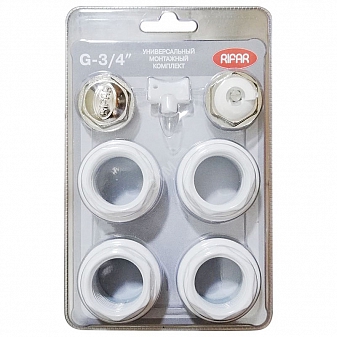 Монтажный комплект для радиаторов отопления Rifar для cерий Alum/Base/Alp 3/4"