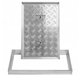 Люк напольный алюминиевый Делайт ЛН0004060 40х60 см