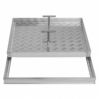 Люк напольный алюминиевый Делайт ЛН0006080 60х80 см