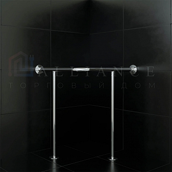 Поручень для раковины с креплением к полу угловой Alliance-DV 65х52х84.5 см