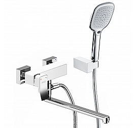 Смеситель для ванны Wasserkraft Aller 1062L White